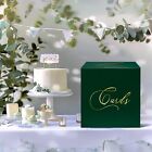 Green And Gold Card Box Gift Card Box Holder Envelope Box For Wedding Birthda   