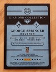  George Springer 2017 Donruss Diamond Collection Patch Dcgs  Astros