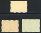 Israel 1948 Doar Ivri High Values Scott  7-9 Mint Xf Og Nh W  Disturbed Gum