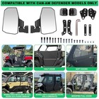 Defender Side Mirrors the Spring Back Feature Allows Easy Reset After