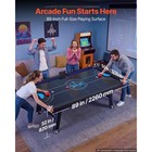 Uimoso 89  Air Hockey Table With Led Lighting   Digital Scoreboard