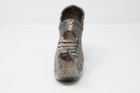 Vintage Shoe Figure Silver Plated Victorian Era Antique Ornate