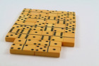 Vintage Bakelite Butterscotch Peach Dominos 28 Piece 2x1 Tested