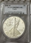 2006 W Proof Silver Eagle Pcgs Pr69 Dcam