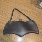 Batman 1966 Vintage Comic Htg Rare Bat Shape Twist Lock Collectors Handbag Purse