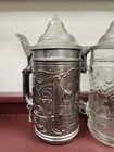 Lot Of Six German Glass Beer Steins