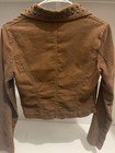 Vintage Women   s Steampunk Studded Brown Corduroy Jacket Size Small