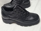 New Men s Soft Streets Uniform Ath Oxford Shoes Black Leather Size 7 5 M