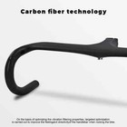 Carbon Speed Handlebar Flat Design Road Integrated Drop Handlebar For Bicycle
