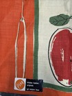 Vintage Vera Neumann 1960 70   s Linen Tea Towel Mcm Iconic Apple Design Nos