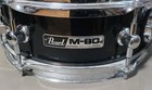 Pearl M-80 Snare Drum 10    X 5    Steel Shell Black Finish     Compact Popcorn Snare