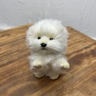 Hansa White Plush Maltese Dog Stuffed Animal Small Collectible Toy Mpn 1120
