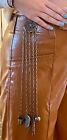 Amazing Antique Silver Plate   Sterling 5-arm Sewing Chatelaine