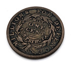Antique 1837 Hard Times Token Millions For Defence Not One Cent For Tribute Coin