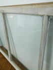 45 X 22 Antique Arts Crafts Wood Sash Window Frame 3 Glass Panes