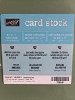 Stampin Up Wild Wasabi Cardstock 8 1 2 X 11 - 24 Sheets - Green   New