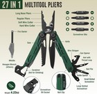 Mossy Oak Multitool 27-in-1 Multi Tool Pocket Knife Screwdriver Wrench Plier Saw