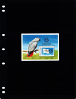  9 00 Scott Value - 1996 Gabon African Parrot S s Flag Ioc Scarcer Cv Mnh Nh Umm