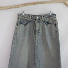 Nwt H m Long Modest Pale Blue Jean Skirt Size Xs - Xxl Denim Maxi Back Slit