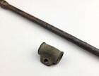 Iron brass Fur Trade Flintlock Pistol Parts - Ramrod   Mount Sleeve - Cass Co Mn