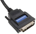 6ft  13w3 Male To Svga  hd15  Male Universal Cable W  12 Dip Switches  W3-606