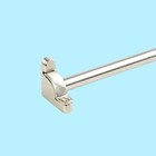 Facturing Stair Carpet Rods 39 6 In  Cast Brass Satin Nickel Finish Carpet Runne