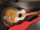 Vintage 1960   s Parlor Guitar Acoustic Stella Harmony With Hardshell Case