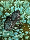 Huge 3 5  Native American Navajo Spiderweb Turquoise Sterling Cuff Bracelet