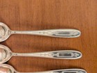 15-vintage Oneida Grosvenor Community Silverplate Teaspoons 6-1 8  9 Monogram F 