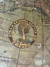 C 1900 Japanned Copper Flash Antique 12    Terrestrial Globe By Atlas Supply Co 