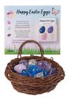 Ganz Set Of 4 Glass Eggs 1 Of Each Color 1  X 3 4    Poem Cards