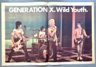Generation X 1977 Vintage Uk Poster Advert Wild Youth Billy Idol Punk Gen