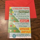 Christmas Funny A Holiday Poem 5 5 x8  Hallmark Greeting Card