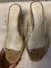 Jessica Simpson Seena Wedge Cork Platform Cork Heels Sandals Shoes Sz 9