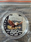 Usa 250th Anniversary Commerative Medallion Silver In Color