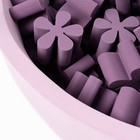 30pc Smol Foam Pit With Large Purple Daisy Foam Shapes - For