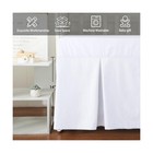 Crib Skirt Dust Ruffle  100  Egyptian Cotton 400 Thread Count Soft     Fast Ship