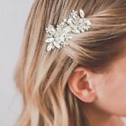 Wedding Silver Rhinestone Hair Clip Flower Bridal Hair Clips Crystal Hair 