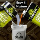 Line Line Epoxy Primer - Automotive Grade -direct To Metal - Black  1 Gallon Kit