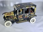 Vintage Marx Old Jalopy Wind Up Tin Litho Toy Car W  Driver Original 1930s