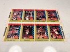 Mcdonald s 1990 Sports Tips Michael Jordan Uncut Sheet 8 Cards Chicago Bulls
