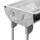 Stainless Steel Folding Charcoal Bbq Grill Portable Outdoor Barbecue Cooker