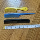 Vintage Unbreakable Lot Of 3 Rat Tail Comb And More