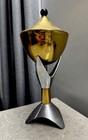 Vintage Ussr Space Age Desk Decor Mid-century Aluminum Futuristic Decor