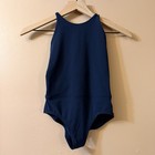 Ivivva By Lululemon Girls Dance And Gymnastics Leotard Size 12 Navy Blue