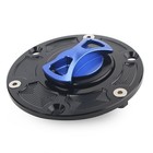 Fuel Gas Tank Cap Cover For Aprilia Rs125 rs250 Rsv1000 Tiger 800 Blue Motor