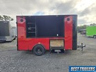 2026 Arising Trailers 6x12 Tailgate Trailer Party Wagon Enclosed Football 