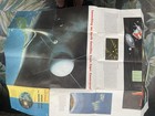 Rand Mcnally Space Map   Moon Map  2 Large Full Color Maps  1958 