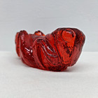 Vtg Red Lucite Grasshopper Locust Figurine Mid Century Modern 1960s Colorflo