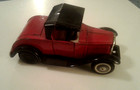 Vtg Sign Of Quality Japan Tin Metal Roadster  Friction Toy Car